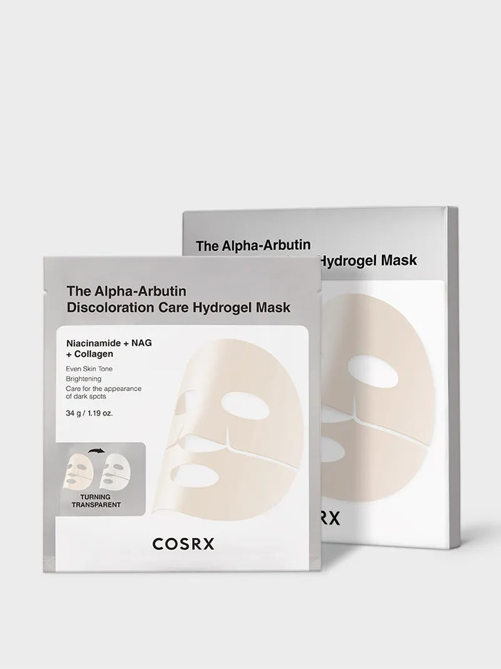 COSRX The Alpha-Arbutin Discoloration Care Hydrogel Mask J8